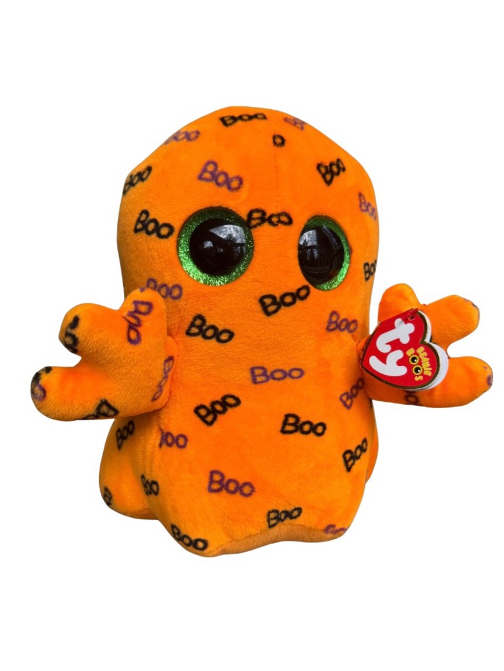 Ty Beanie Boo Ghoulie the Ghost Halloween 💜 BOGO